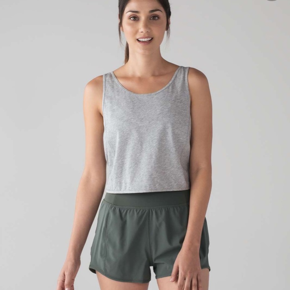 Gray Lululemon “It’s a Tie Tank”